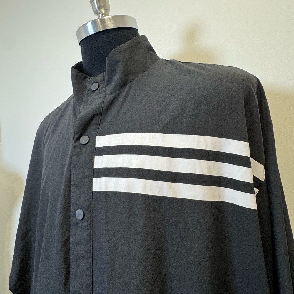 Adidas Originals 3-Stripes Track Jacket Black White Men’s 2XL